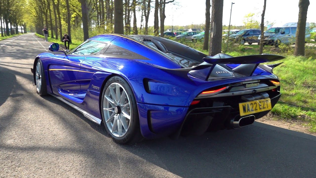 Koenigsegg Regera Hypercar Rear View Road Presence