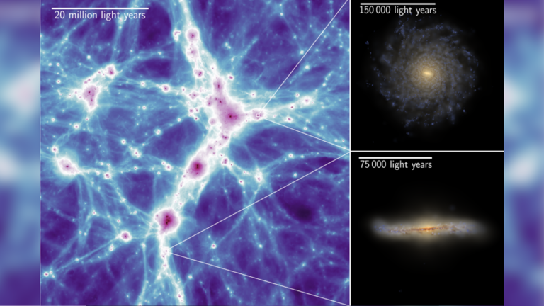 Synthetic universe allows you to 'see and hear' galaxies evolving from ...