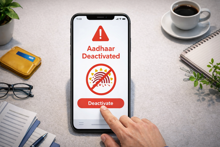 How to deactivate the Aadhaar of a deceased family member online: Step ...