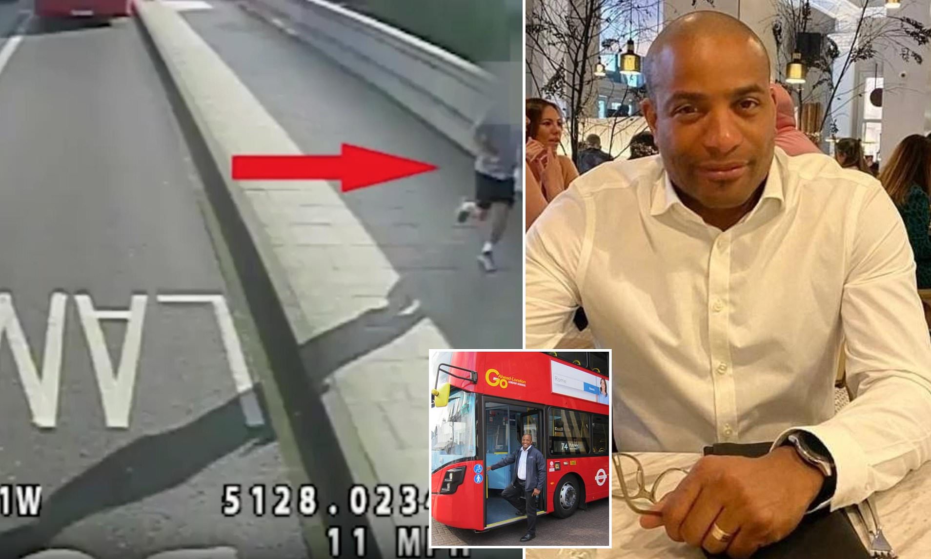 'Putney Pusher' bus driver who missed woman's head by a whisker shares ...