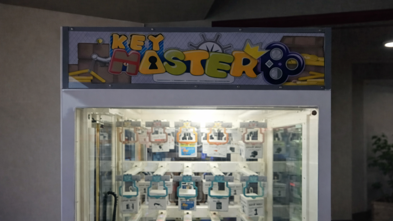 First Try Win At Key Master Arcade