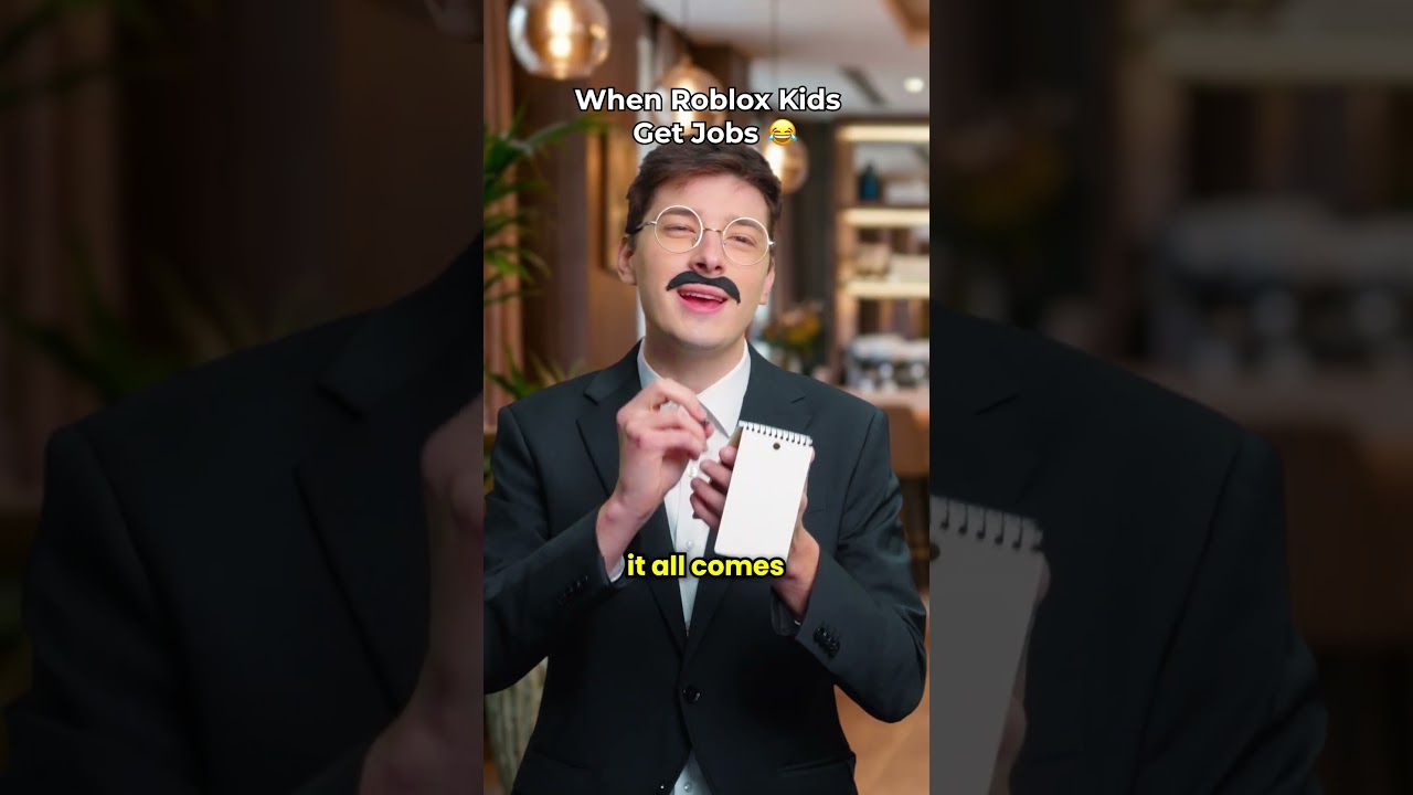 When Roblox kids get a job 😂 (Skibidi Toilet) #hewmoran #funnyvideos #funny