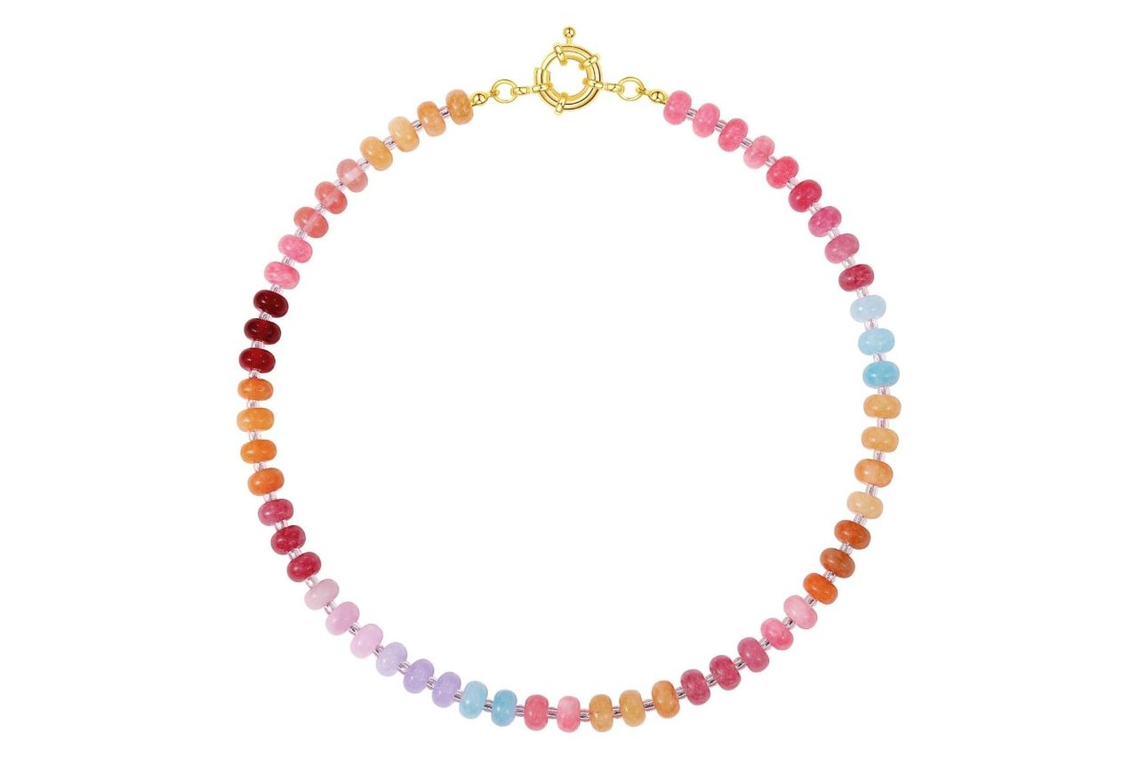 KELORIS PATH Beaded Gemstone Necklaces for Women, Boho
