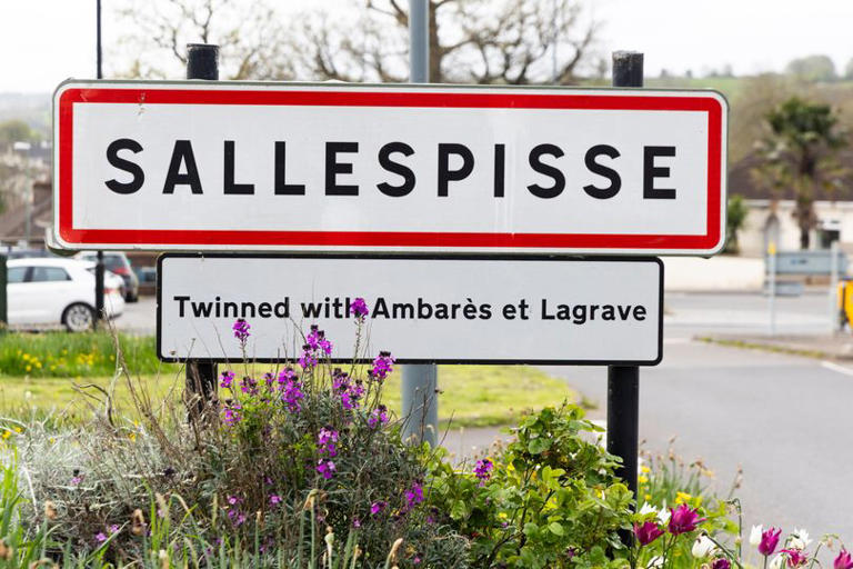 Prankster swaps Somerset town signs with French and Spanish ones