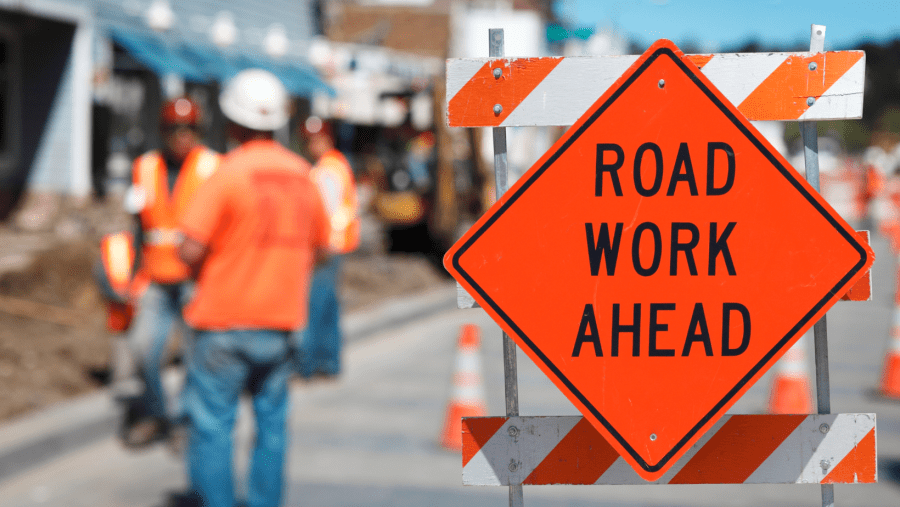Wheeling road work project causing lane closures through late May