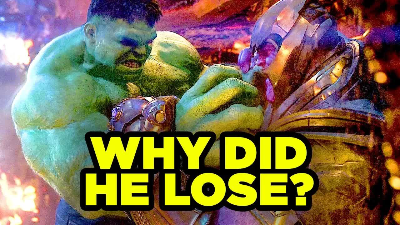 Thanos Hulk fight in Avengers Infinity War breakdown!