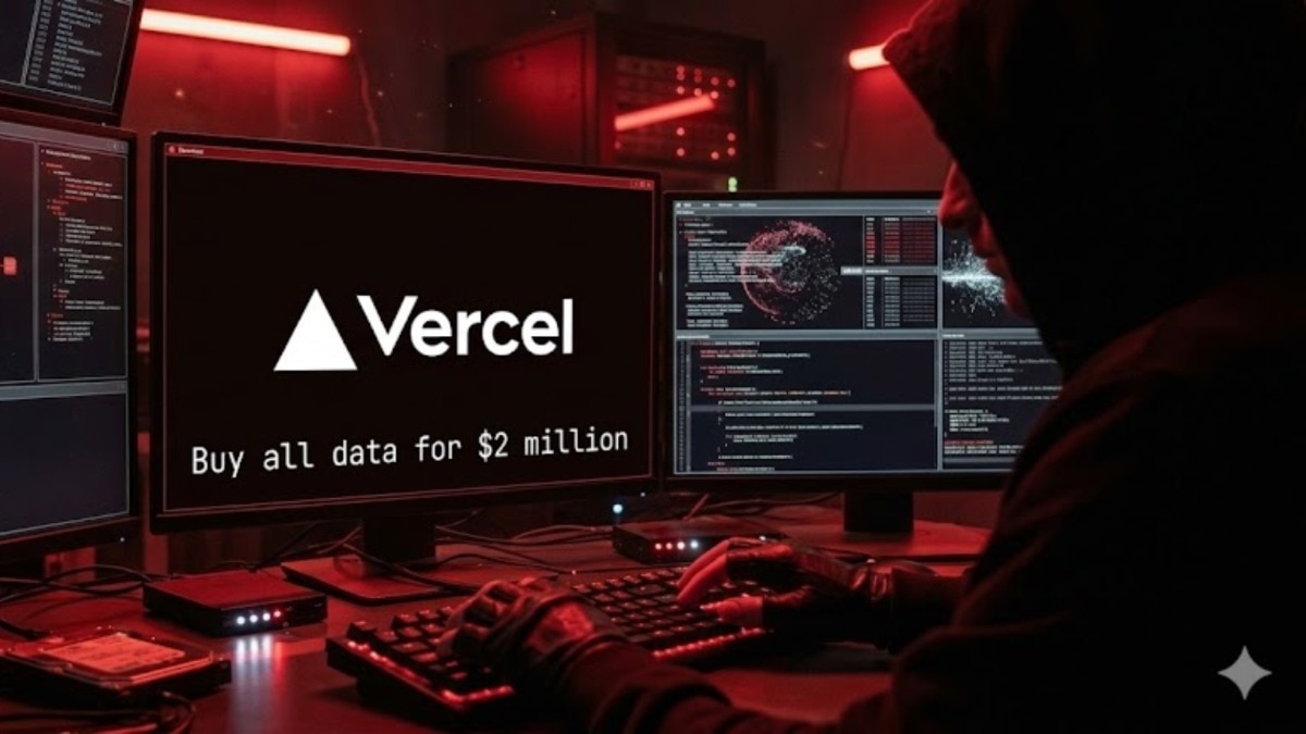Vercel hacked, hacker using ShinyHunters name to sell data for $2 million