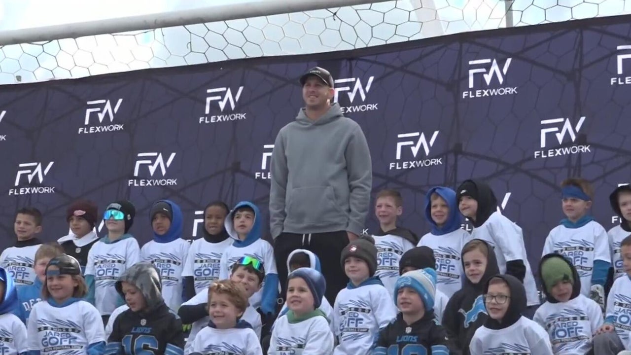 Lions quarterback Jared Goff hosts sports youth event in Bloomfield Hills