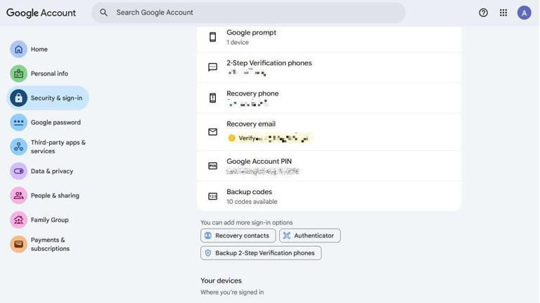 I found hidden gaps in my Google Account security and fixed them right away