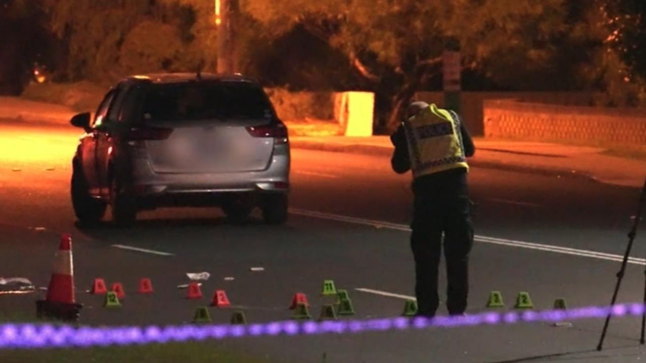 Pedestrian killed by car while walking dog