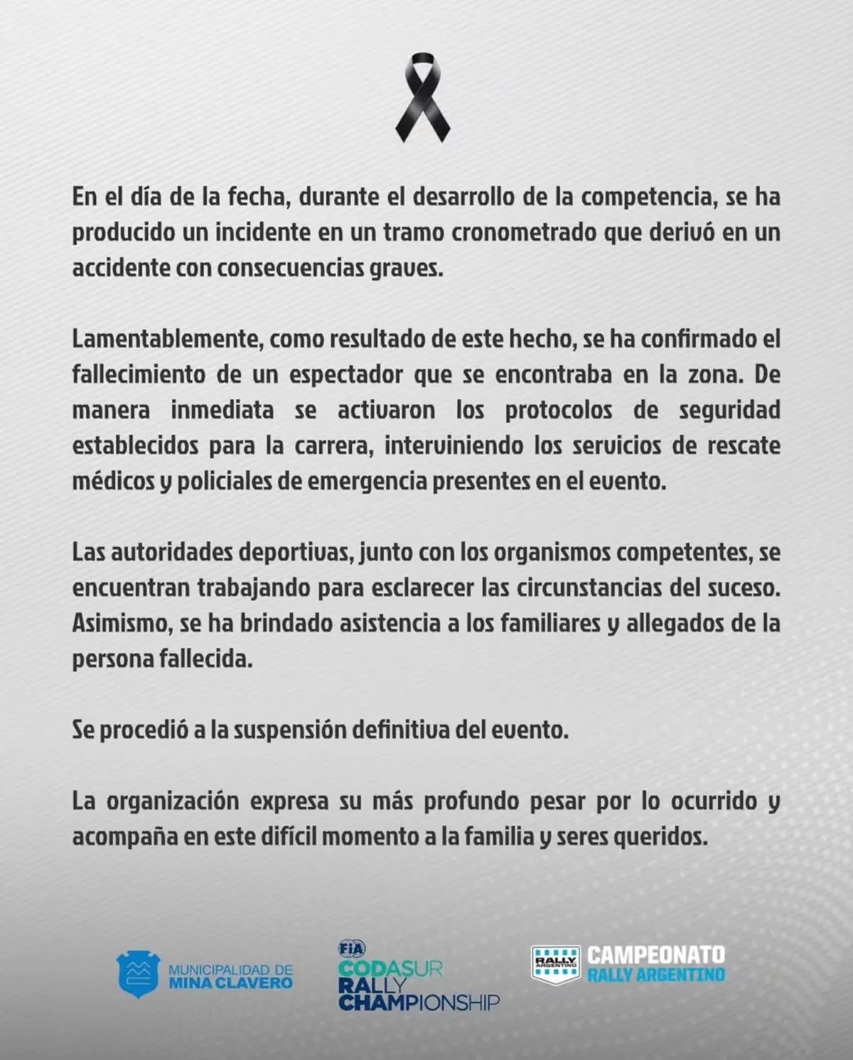 Conmoción: murió un espectador tras ser atropellado por un auto que ...