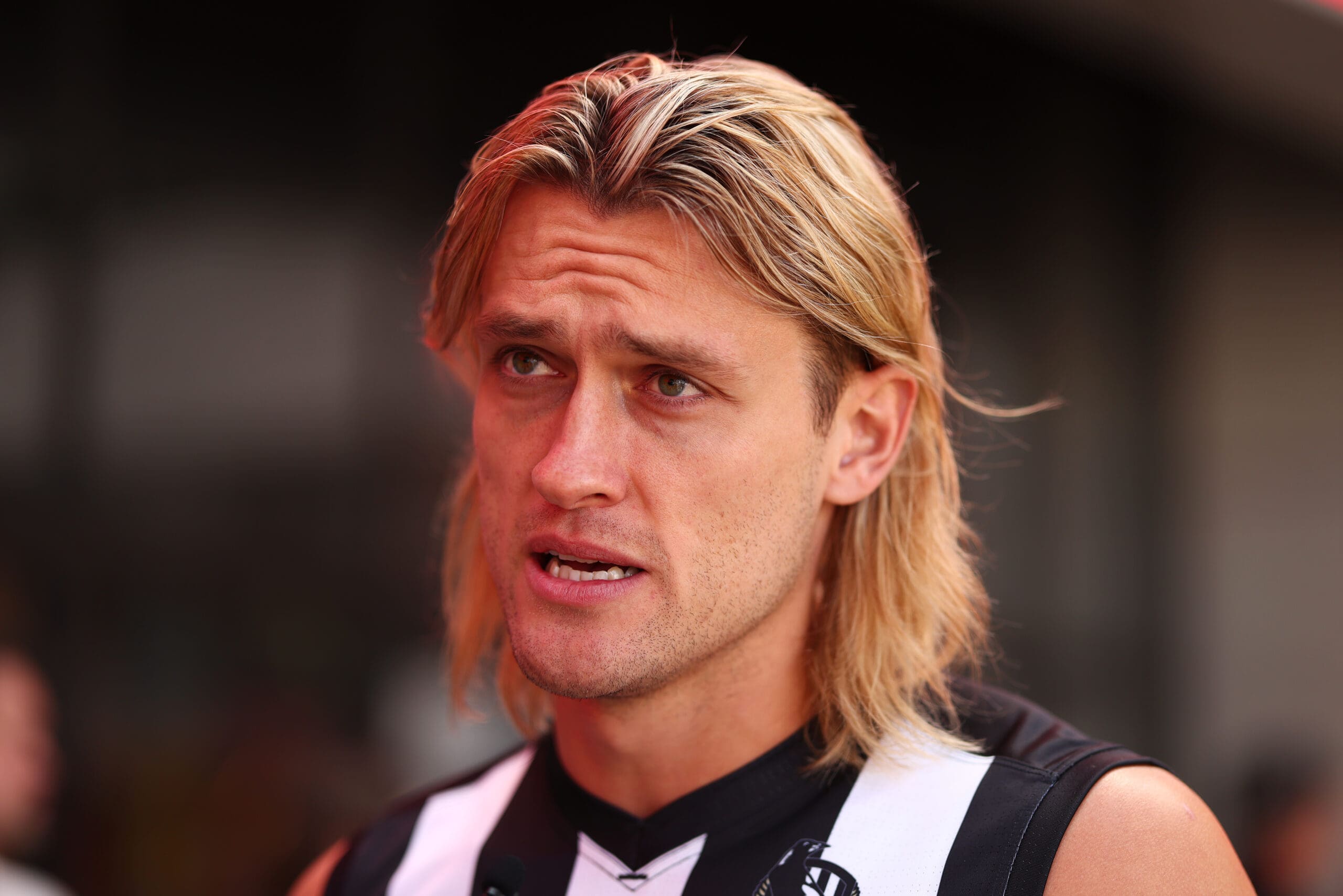 Collingwood captain gives hint on availability