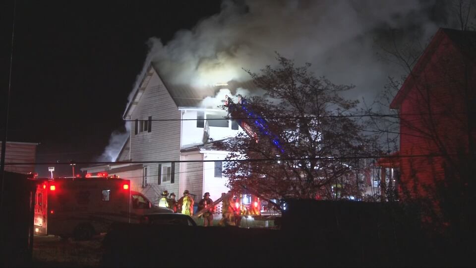 Firefighters battle house fire in Fayette County