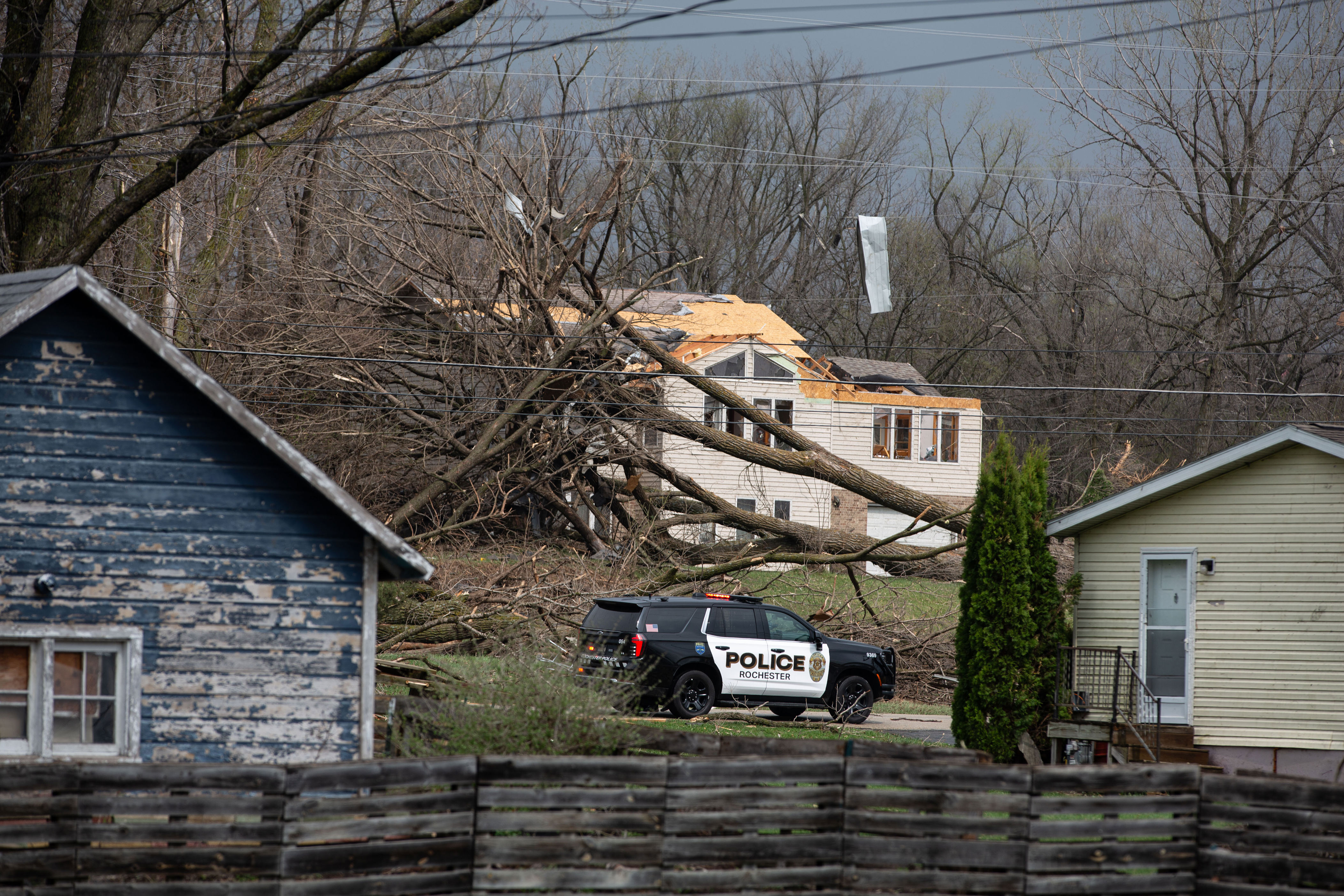 Heavy damage but no fatalities after suspected tornadoes scour the Midwest