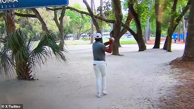 Fuming PGA Tour star hurls his golf club just days after hitting out at ...