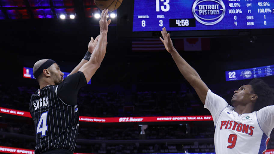 Jalen Suggs's two-way play powers the Orlando Magic to upset in Detroit
