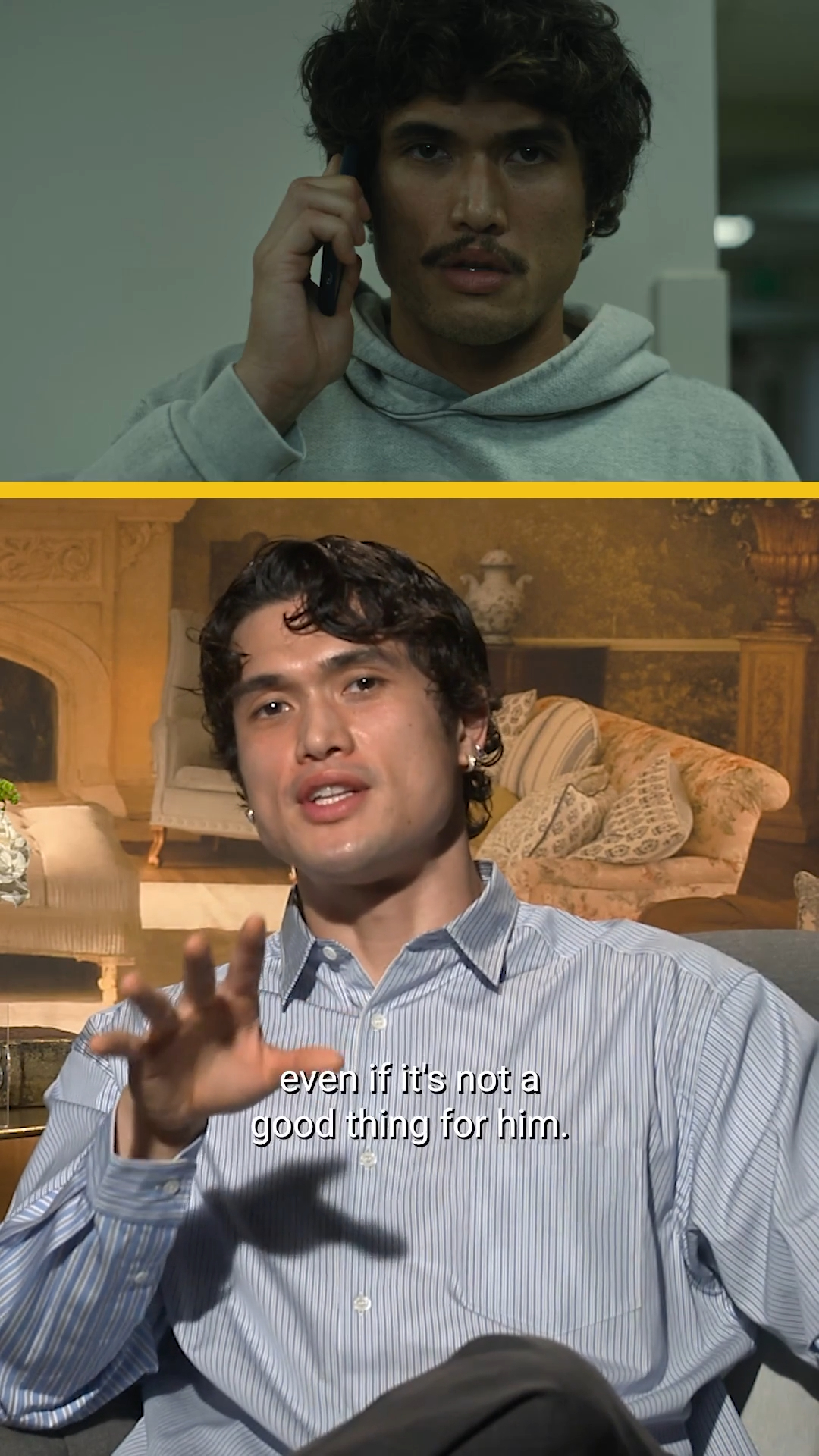 'Let's make them higher.' Charles Melton and #Beef creator Lee Sung Jin ...