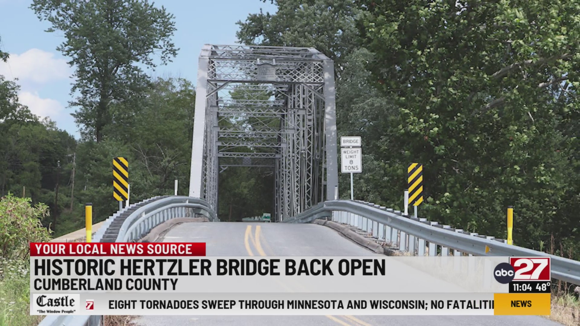 Historic Cumberland County bridge reopens after multi-year repair project