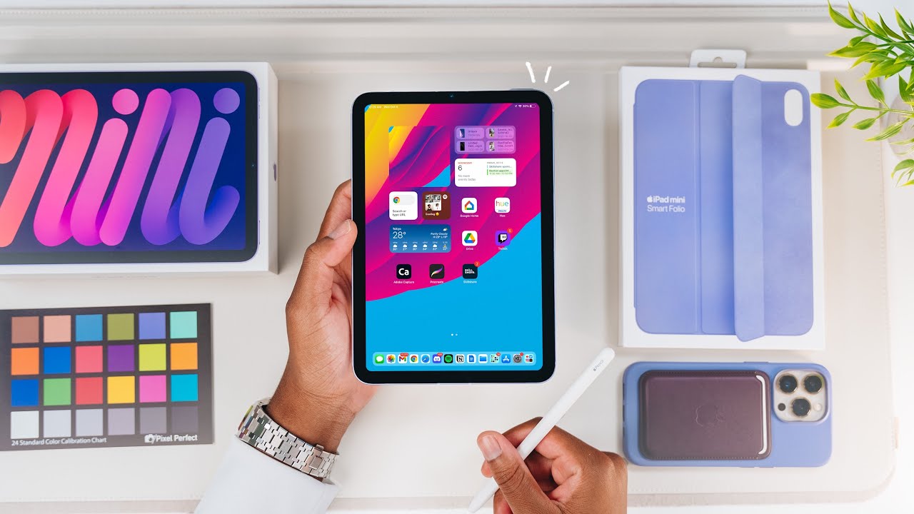 iPad mini 6 [aesthetic/chill unboxing 📦] note-taking + accessories