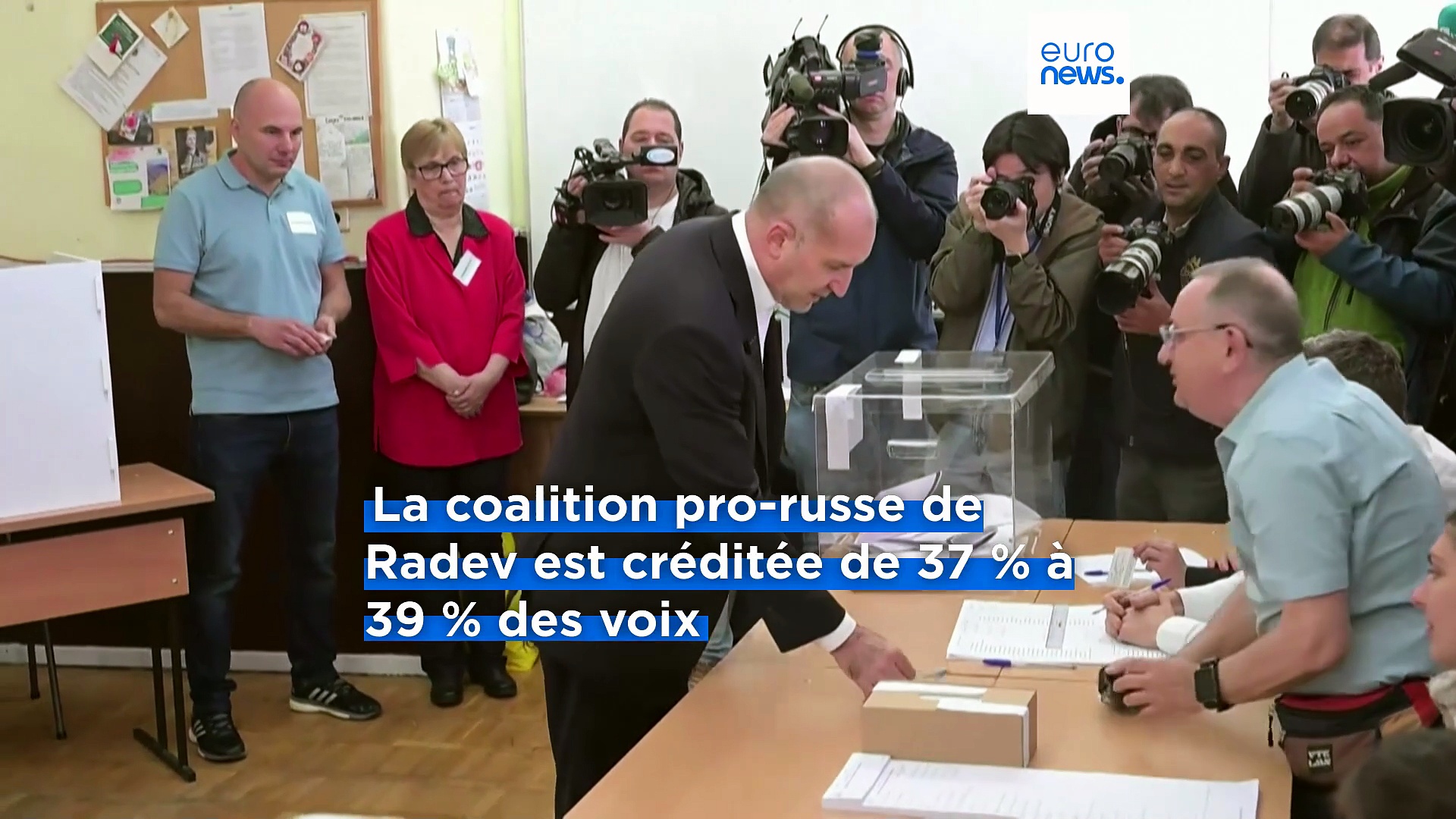 Bulgarie : l'ex-président prorusse Roumen Radev arrive en tête des ...
