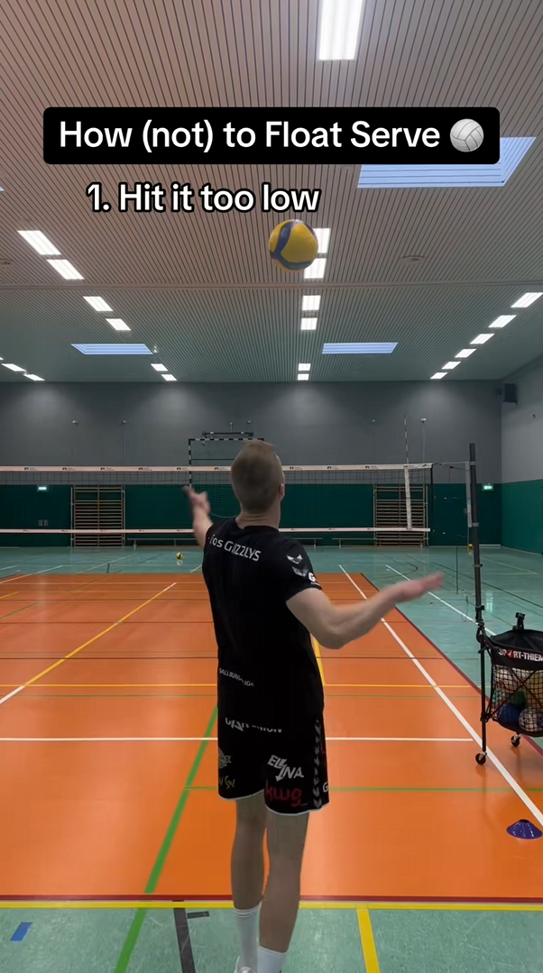 How not to float serve: Volleyball tips