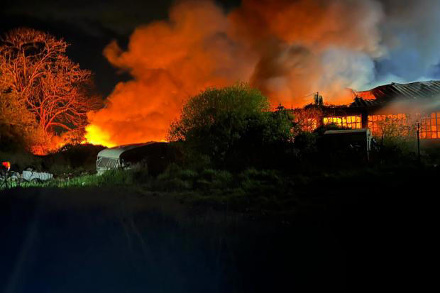 Huge response as 20 fire crews tackle two separate major industrial ...