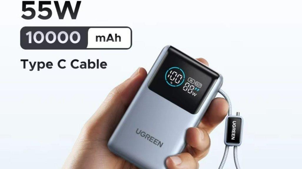 Power Bank UGREEN Nexode Pro 55W: Cepat dan Canggih dengan Kapasitas Besar