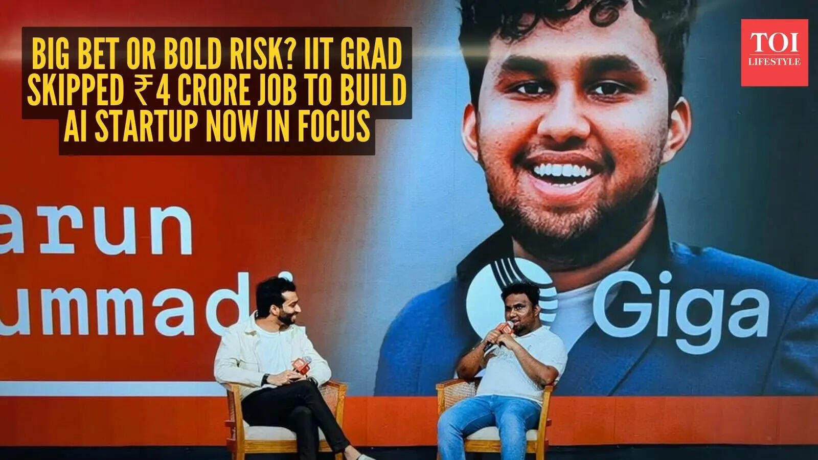 Big bet or bold risk? IIT grad skipped ₹4 crore job to build AI startup ...
