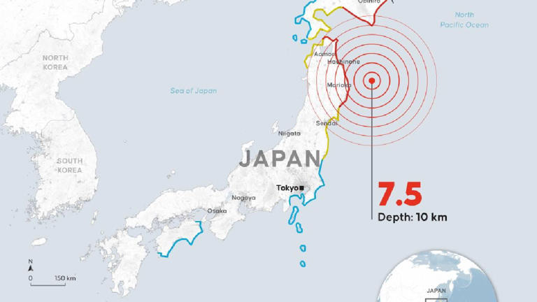 Japan earthquake: 7.4 magnitude earthquake hits Japan, tsunami warning ...