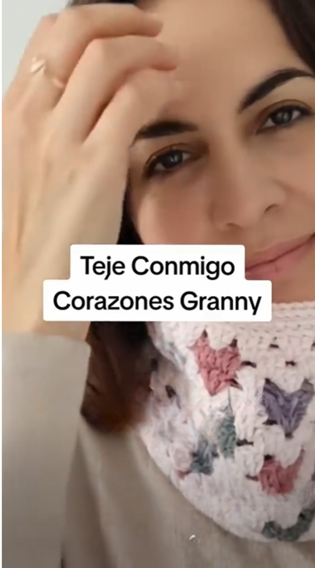 Cómo tejer el punto de corazones de abuela paso a paso para proyectos ...