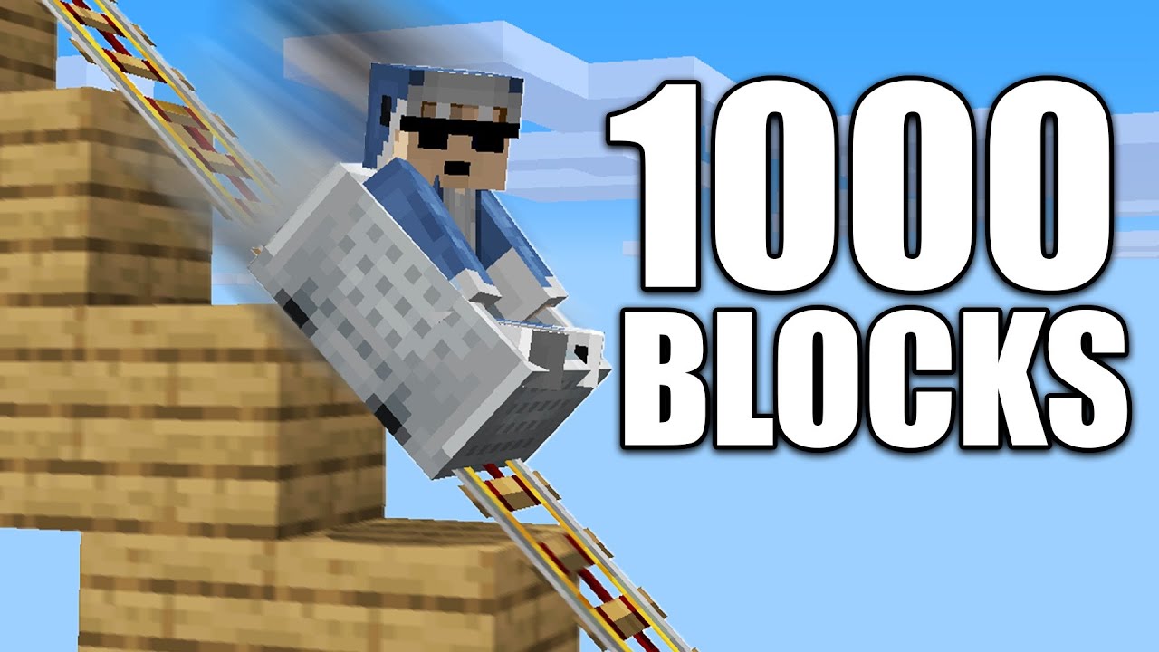 Smash speed records with this ultimate minecart build