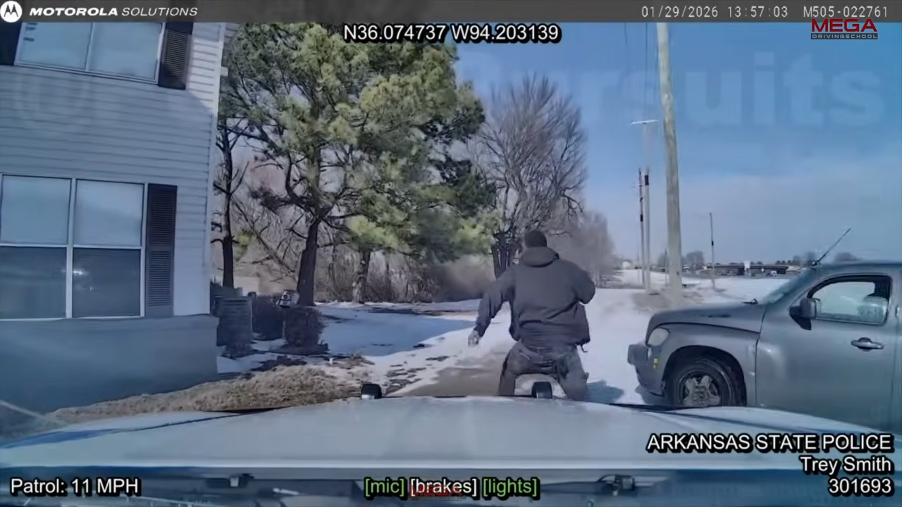 One perfect move - how police ended the chase instantly