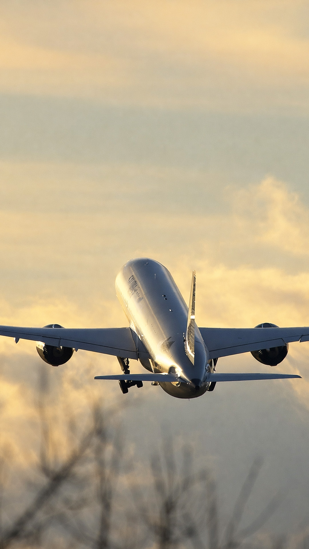 Saudia jet rockets off runway in perfect sunlight