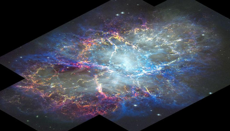 La nebulosa del Cangrejo tras 25 años de expansión observada por el ...