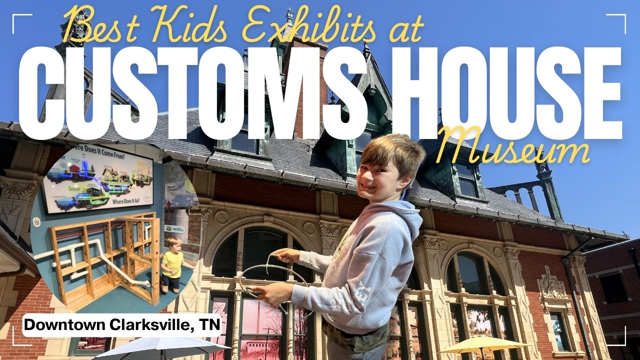 Clarksville, TN with kids: Exploring the Customs House Museum ...