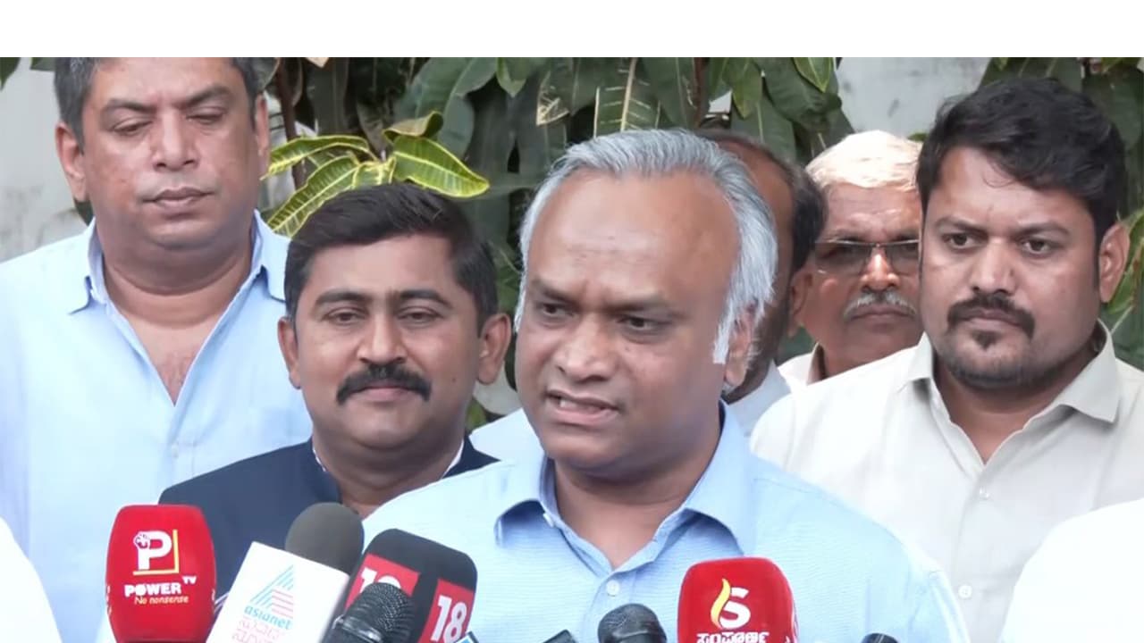Priyank Kharge calls ED, CBI 'political tools' after raids on Sriki