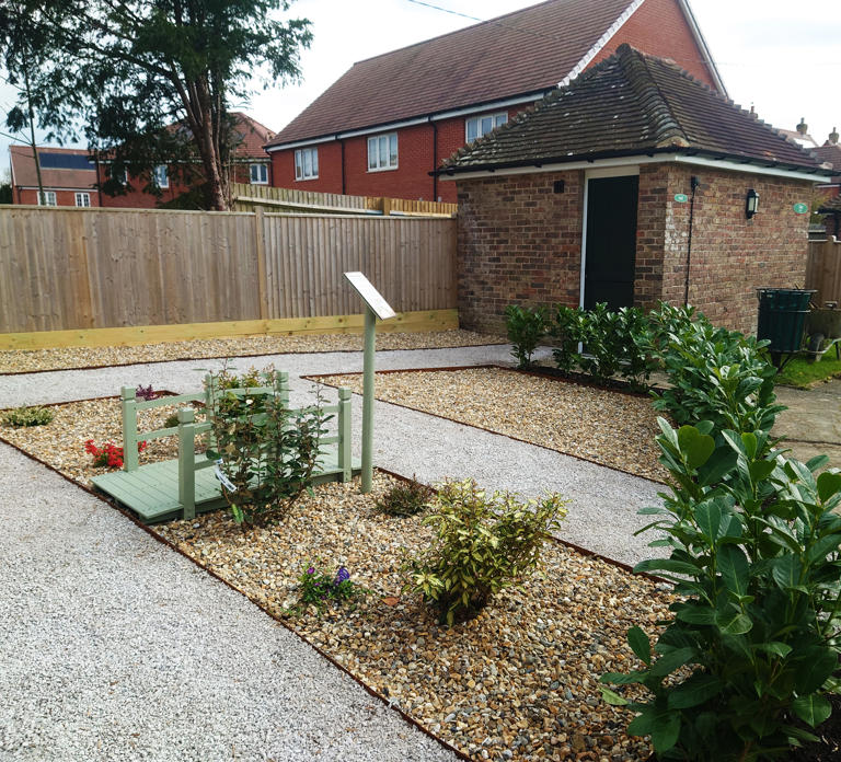 Upcoming resurfacing of footpath leading to new pet cemetery in Hailsham