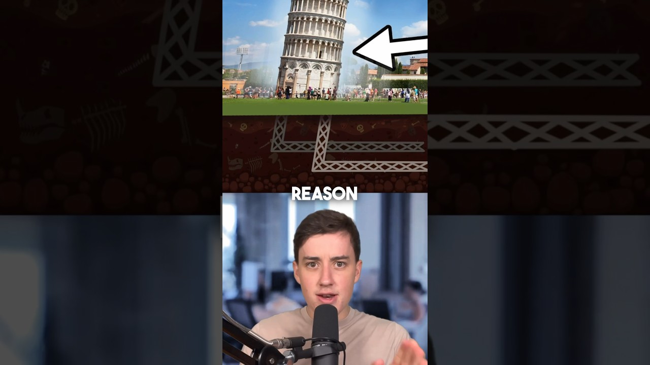 The engineering reason why the Leaning Tower of Pisa hasn't fallen