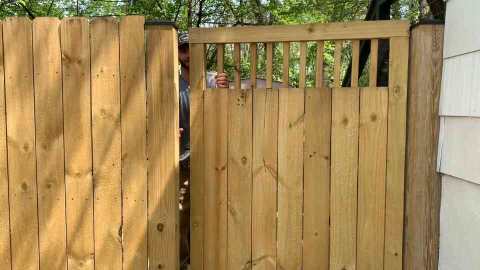 The 3-inch gap trick that helped this fence gate swing cleanly
