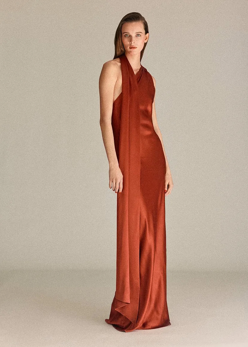 red twisted asymmetric maxi dress Delighted Asymmetric Hem Maxi Dress Red