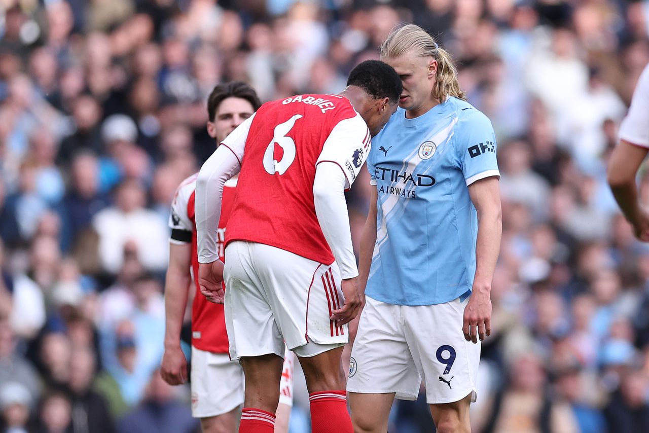 Erling Haaland believes Gabriel was lucky to avoid a red card
