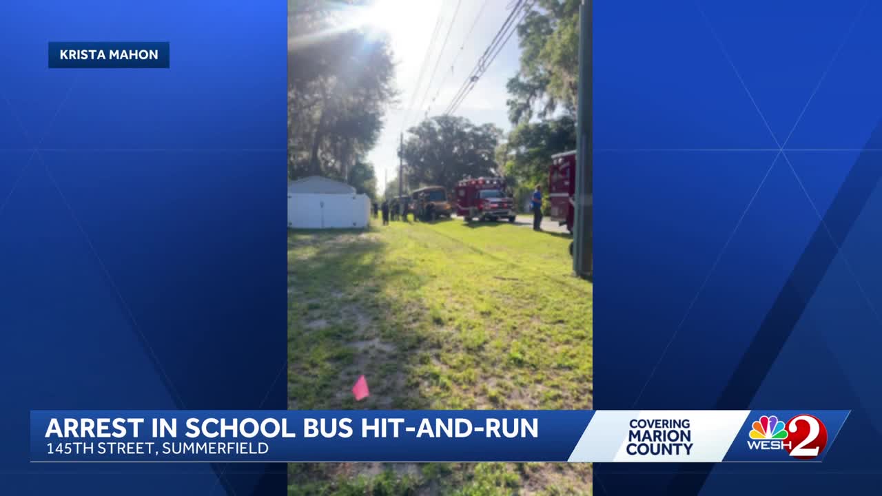 Man arrested after crashing into Marion County school bus and fleeing ...