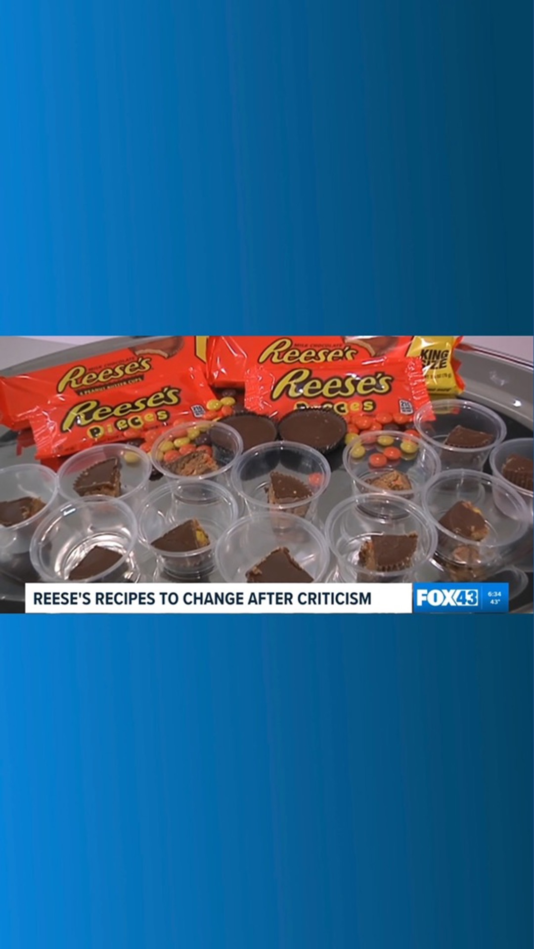 Reese’s recipe to change following criticism