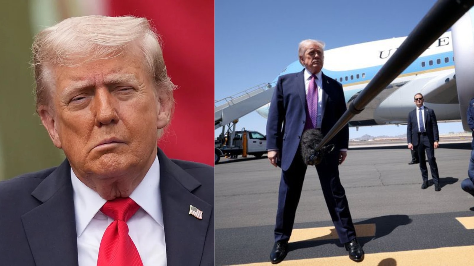 Hand spasms, drooping face and wide leg coordination: Is Donald Trump’s ...