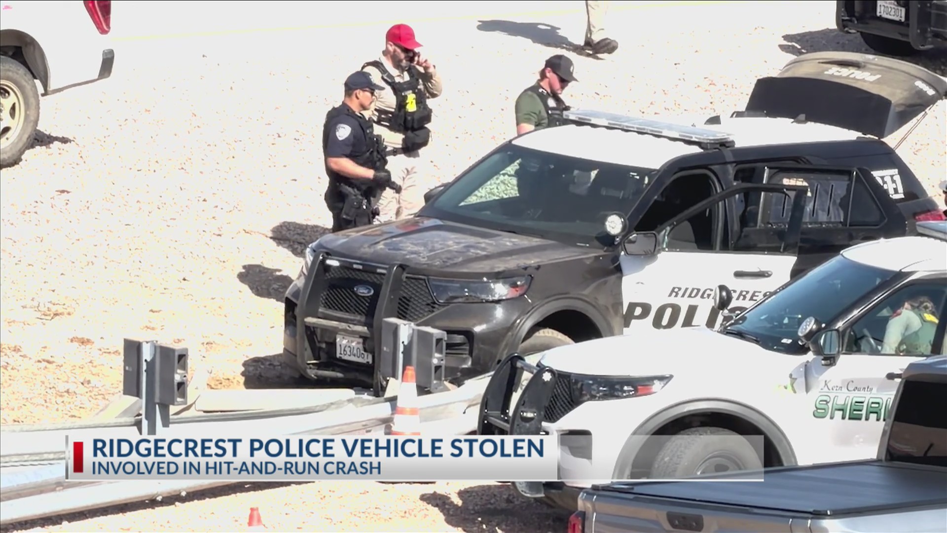 Ridgecrest police vehicle stolen