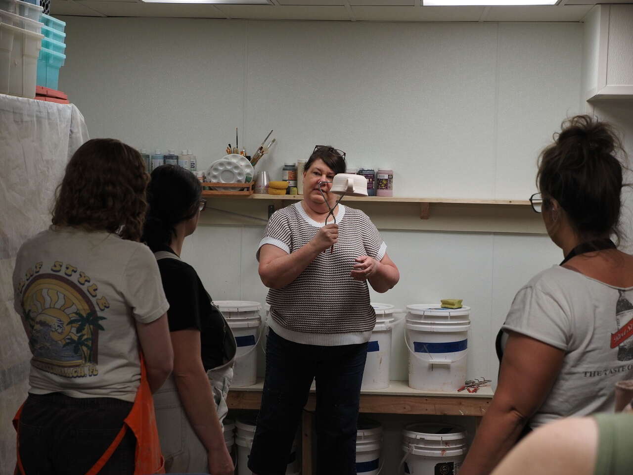 Jacoby Arts Center workshop lets adults try the pottery wheel