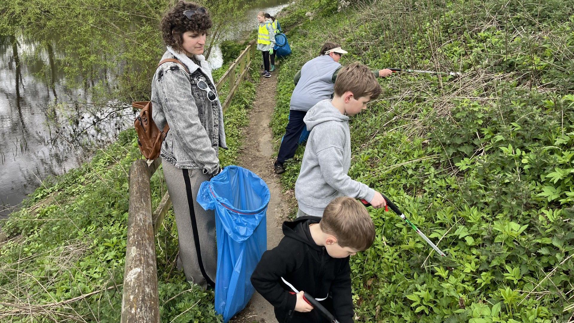 Litter pickers trying to stop plastic reaching sea