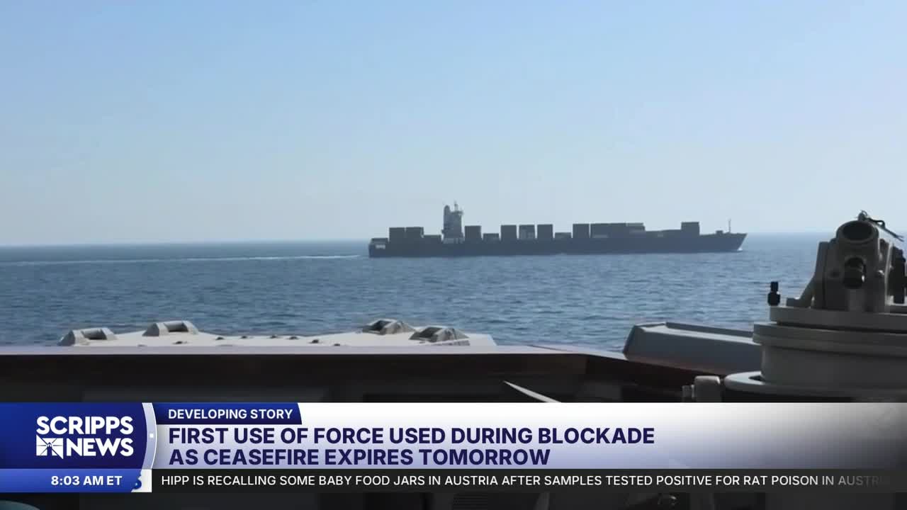 Trump says the US Navy fired on and seized an Iranian cargo vessel that ...