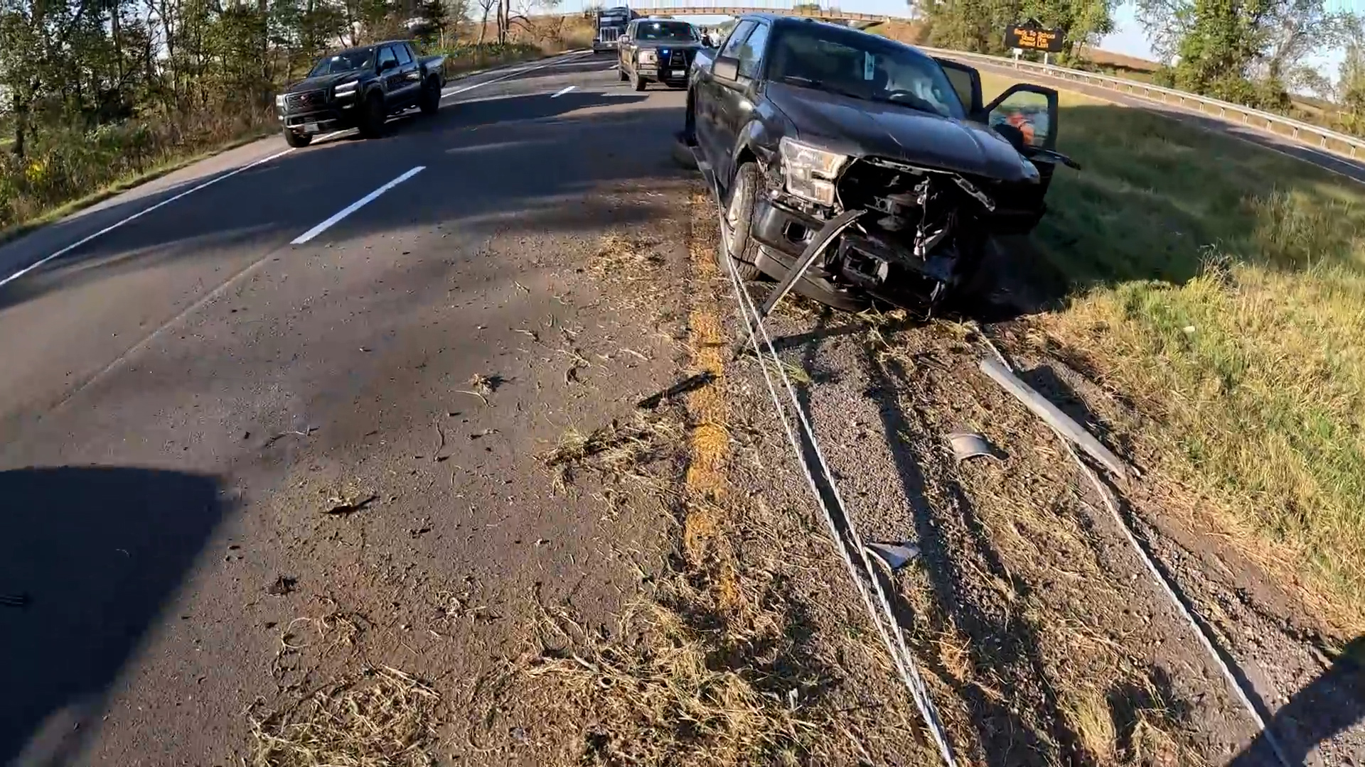 Ford vs cable barrier incident