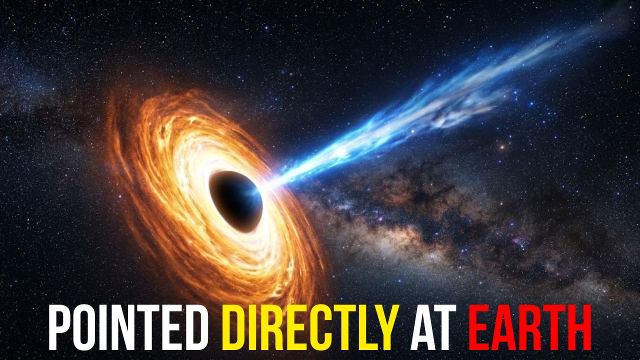 NASA reveals black hole pointed directly at Earth — scientists ...